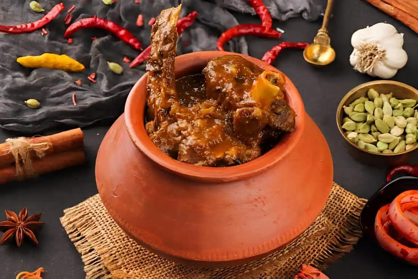 Champaran-inspired Handi Mutton